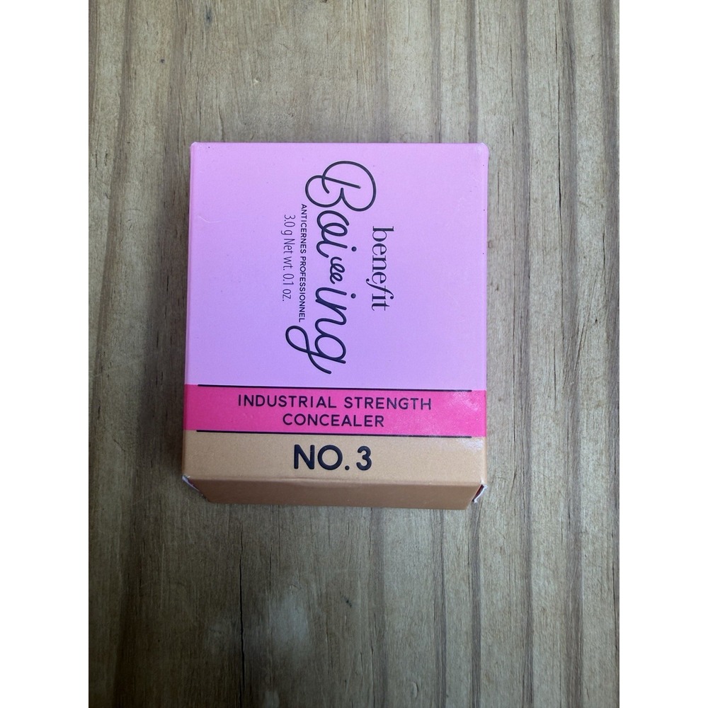 Benefit Boi-ing No.3 Industrial Strength Concealer # 3~Full Size~3g/ 0.1oz.